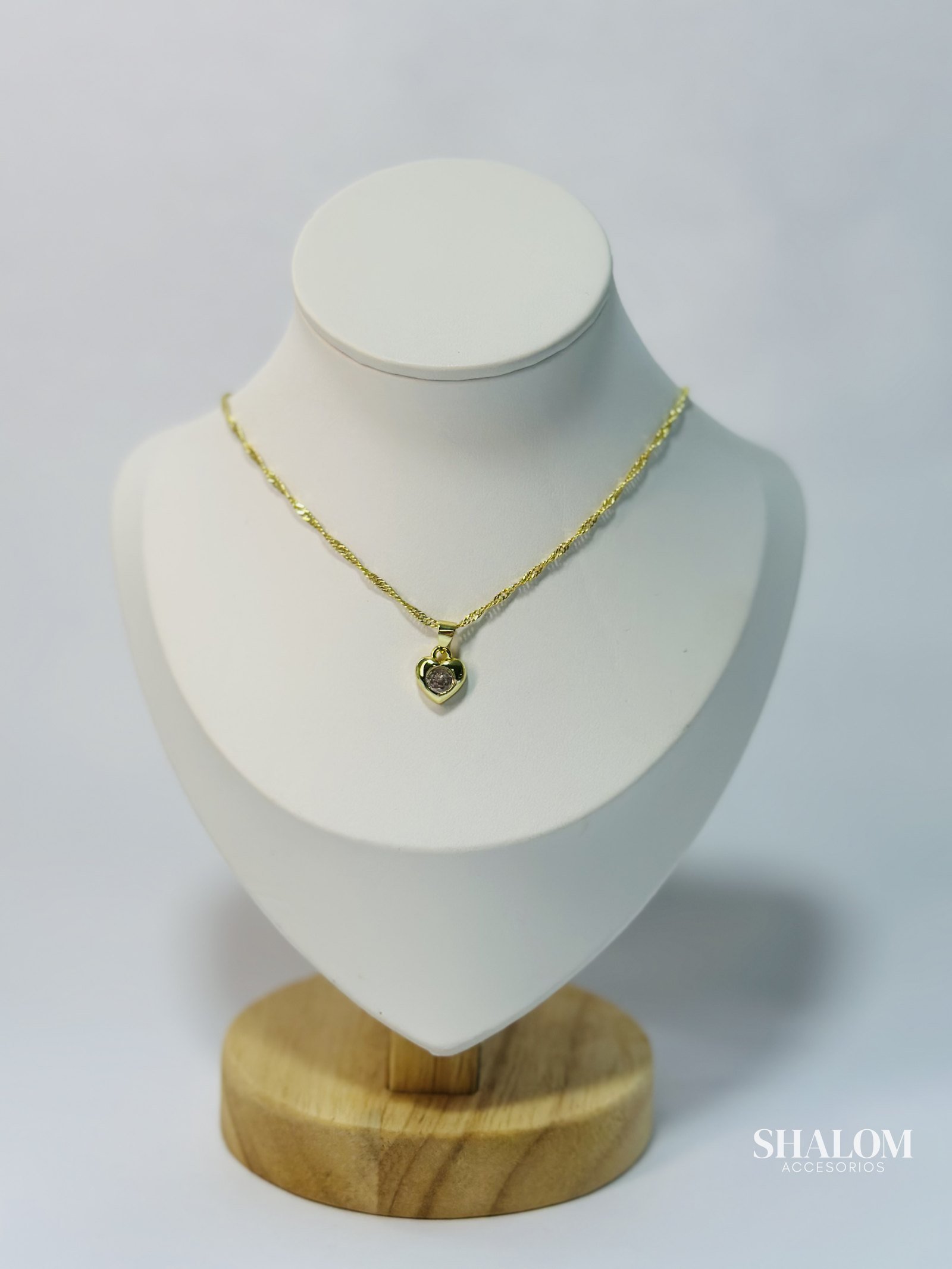 Cadena de corazón