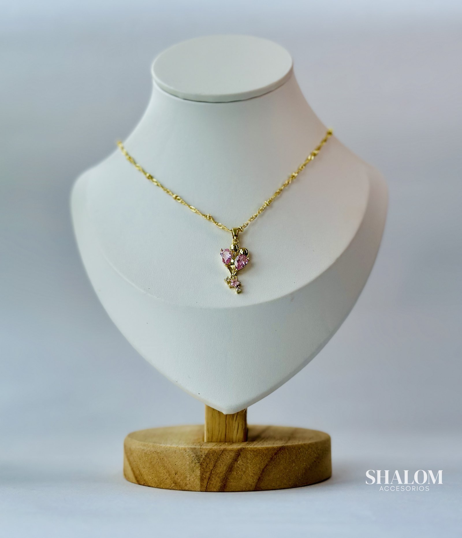 Cadena piedras de Color  (S14)